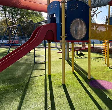 playgrounds artificial grass turf